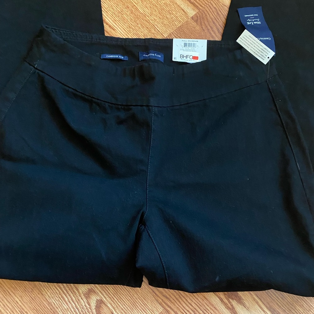 Charter Club NWT black pants. Size 16W